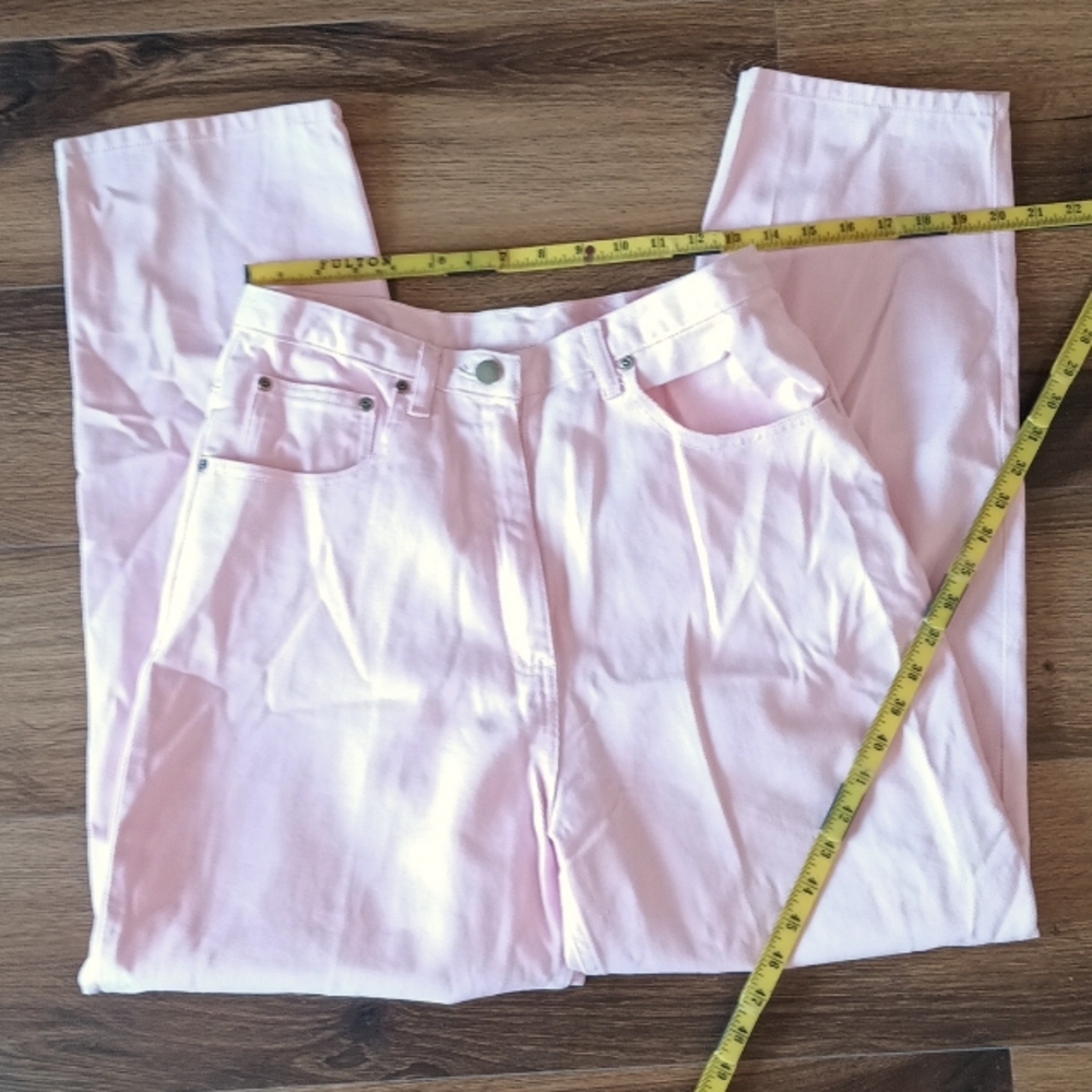 220 Hickory Pink Tapered Leg Jeans Size 16